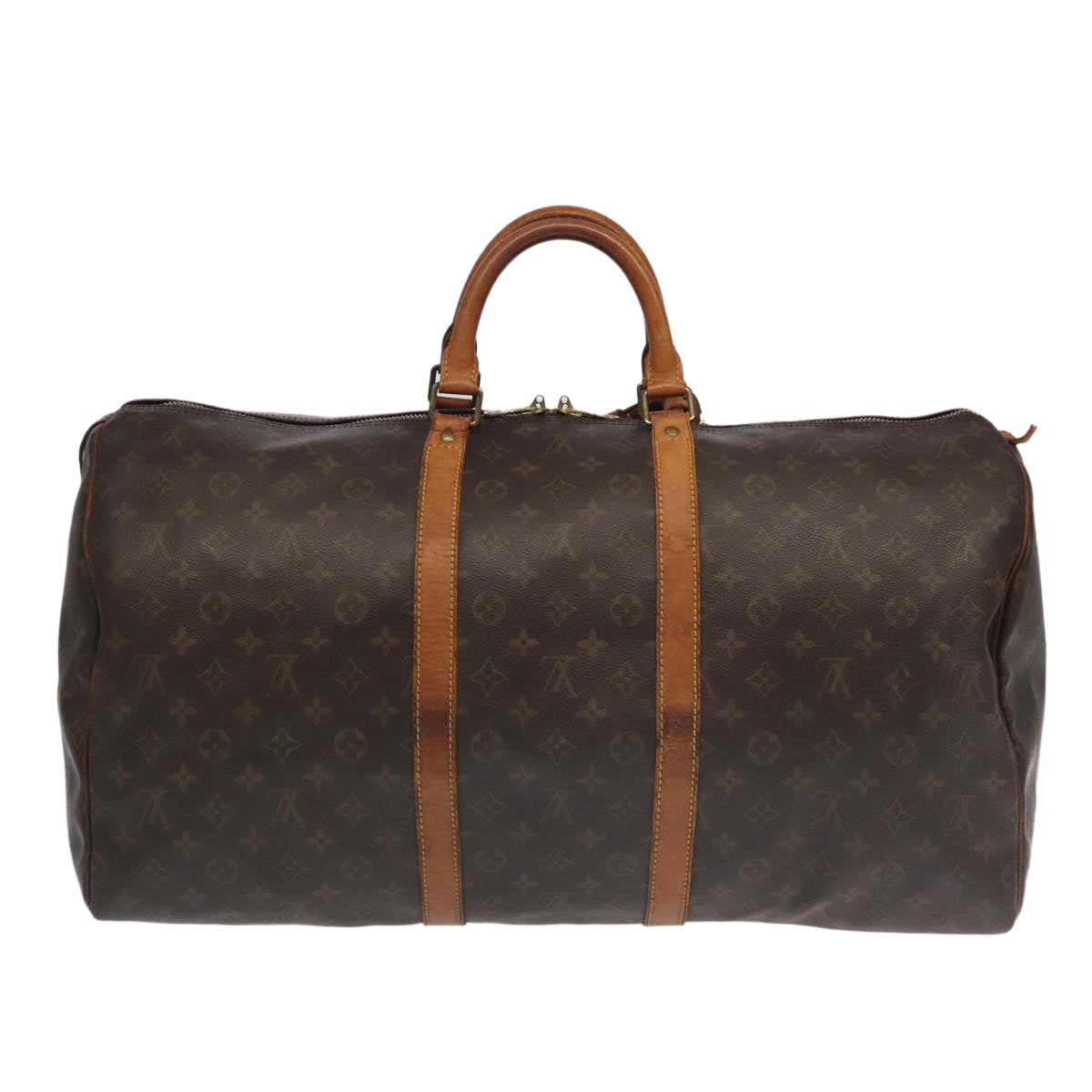 LOUIS VUITTON Monogram Keepall 55 Boston Bag M41424 LV 94115