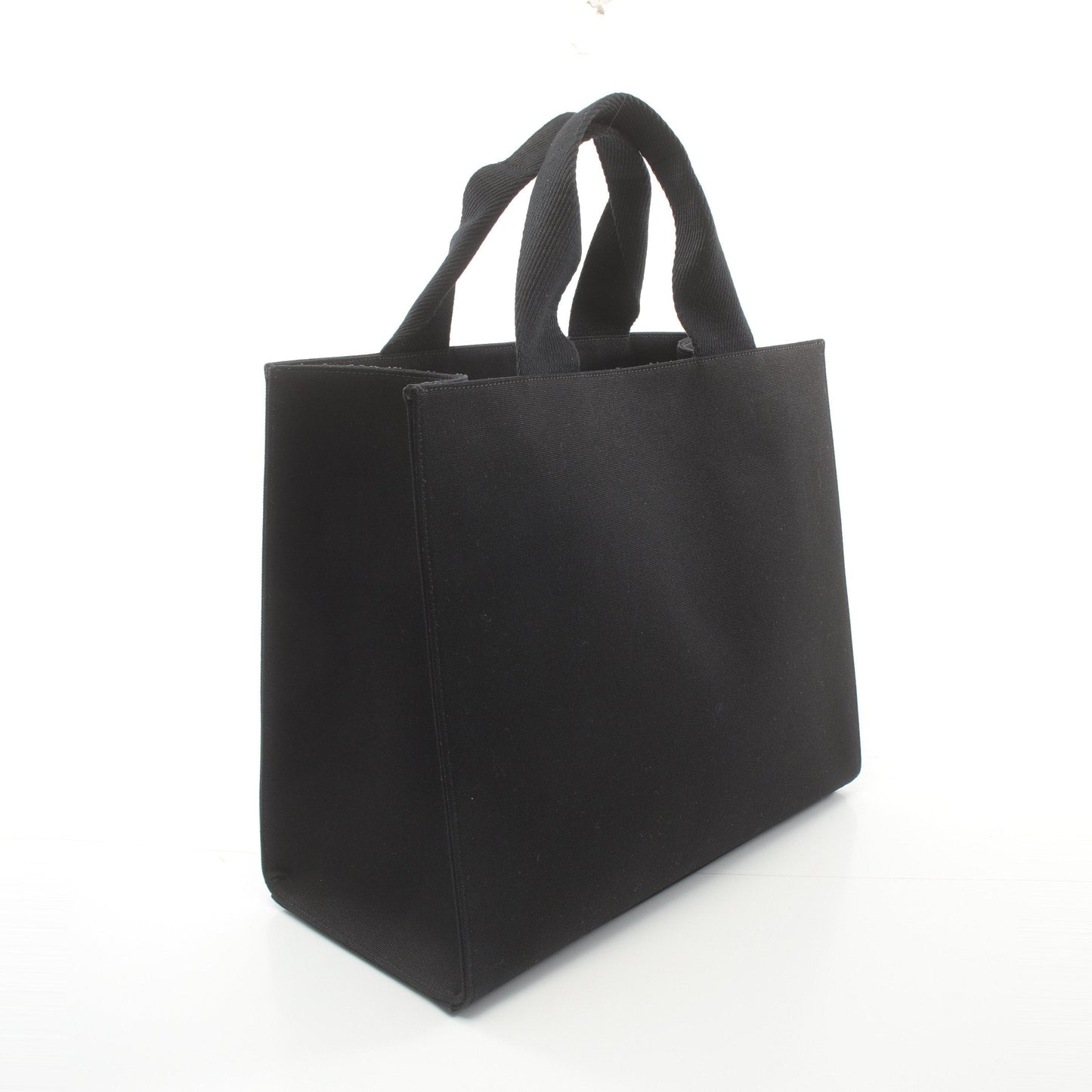 Luxury Fendi Luxury Fendi * VERSACEFENDACE Fenderche Handbag Tote bag Canvas Black 2WAY