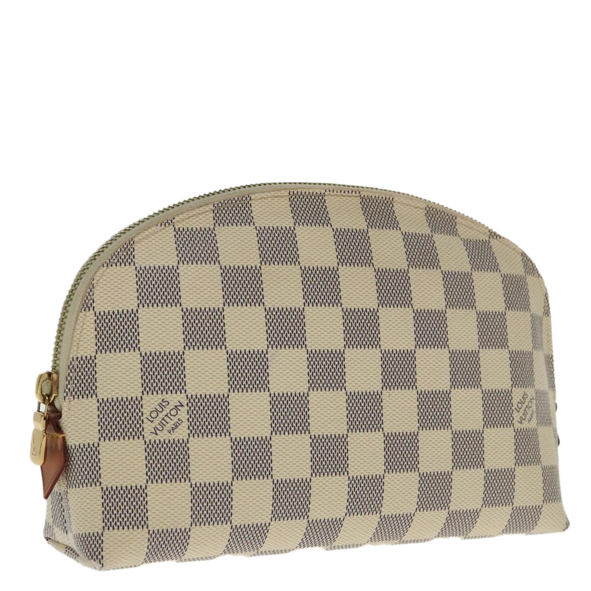 LOUIS VUITTON Damier Azur Pochette Cosmetic GM Pouch N23346 LV 94178