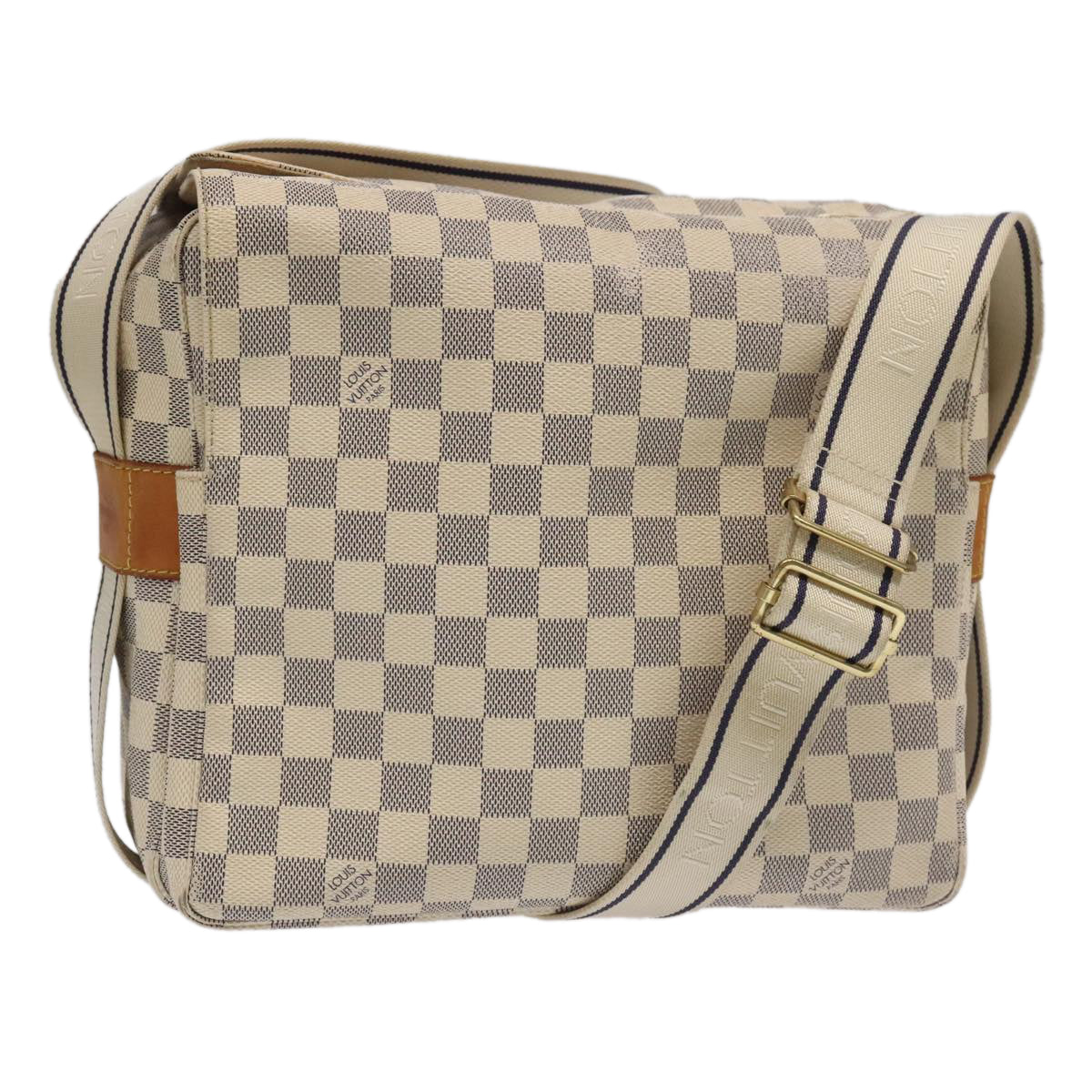 LOUIS VUITTON Damier Azur Naviglio Shoulder Bag N51189 LV 94202