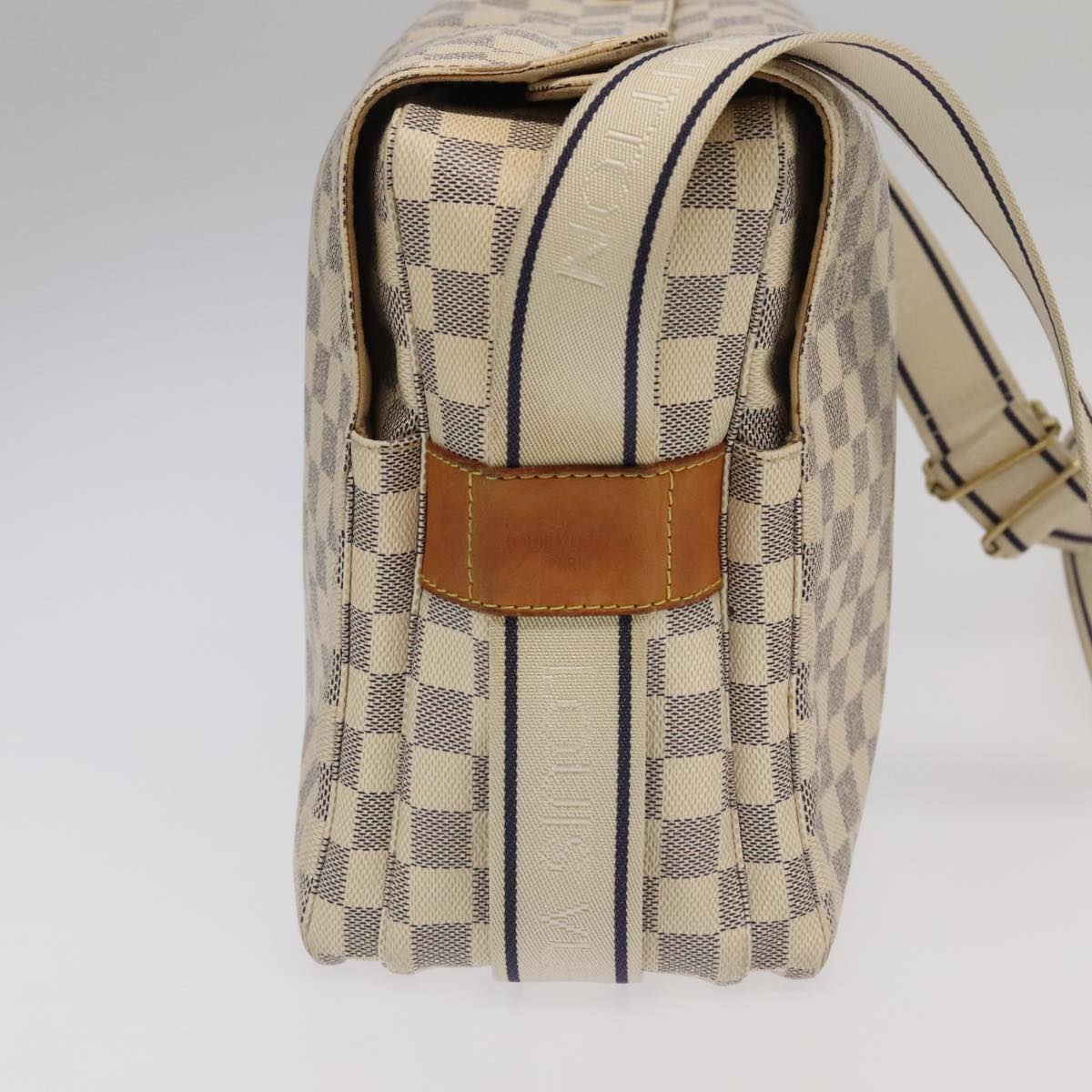 LOUIS VUITTON Damier Azur Naviglio Shoulder Bag N51189 LV 94202