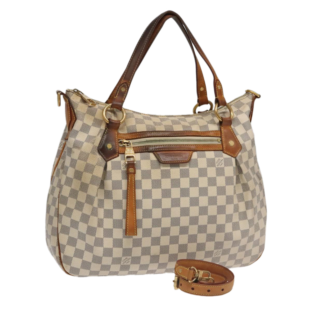 LOUIS VUITTON Damier Azur Evora MM Tote Bag 2way N41360 LV 94204