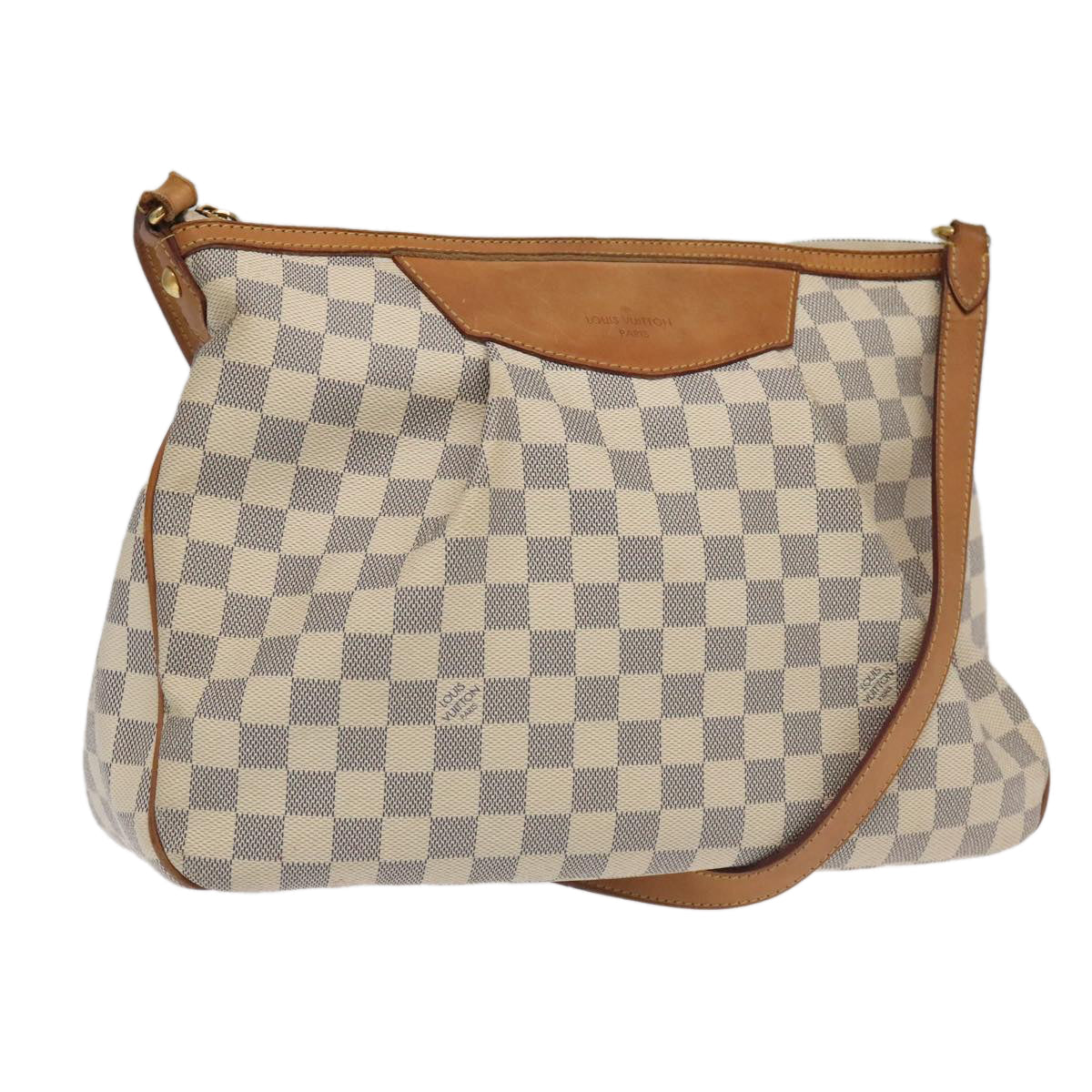 LOUIS VUITTON Damier Azur Siracusa MM Shoulder Bag N41112 LV 94208