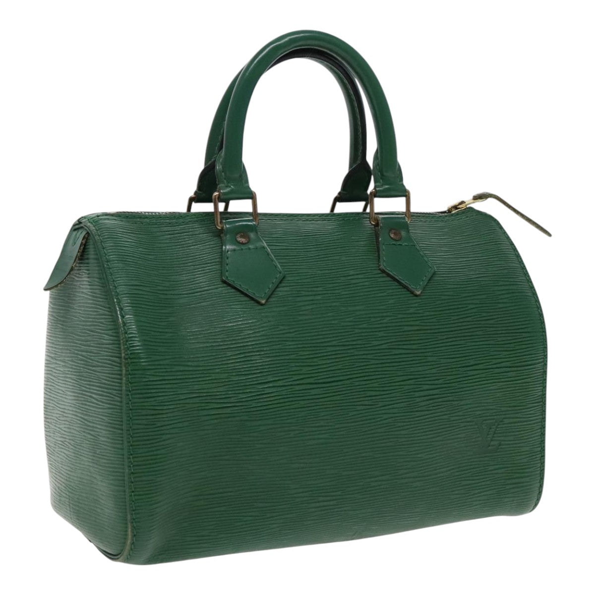 LOUIS VUITTON Epi Speedy 25 Hand Bag Borneo Green M43014 LV 94222