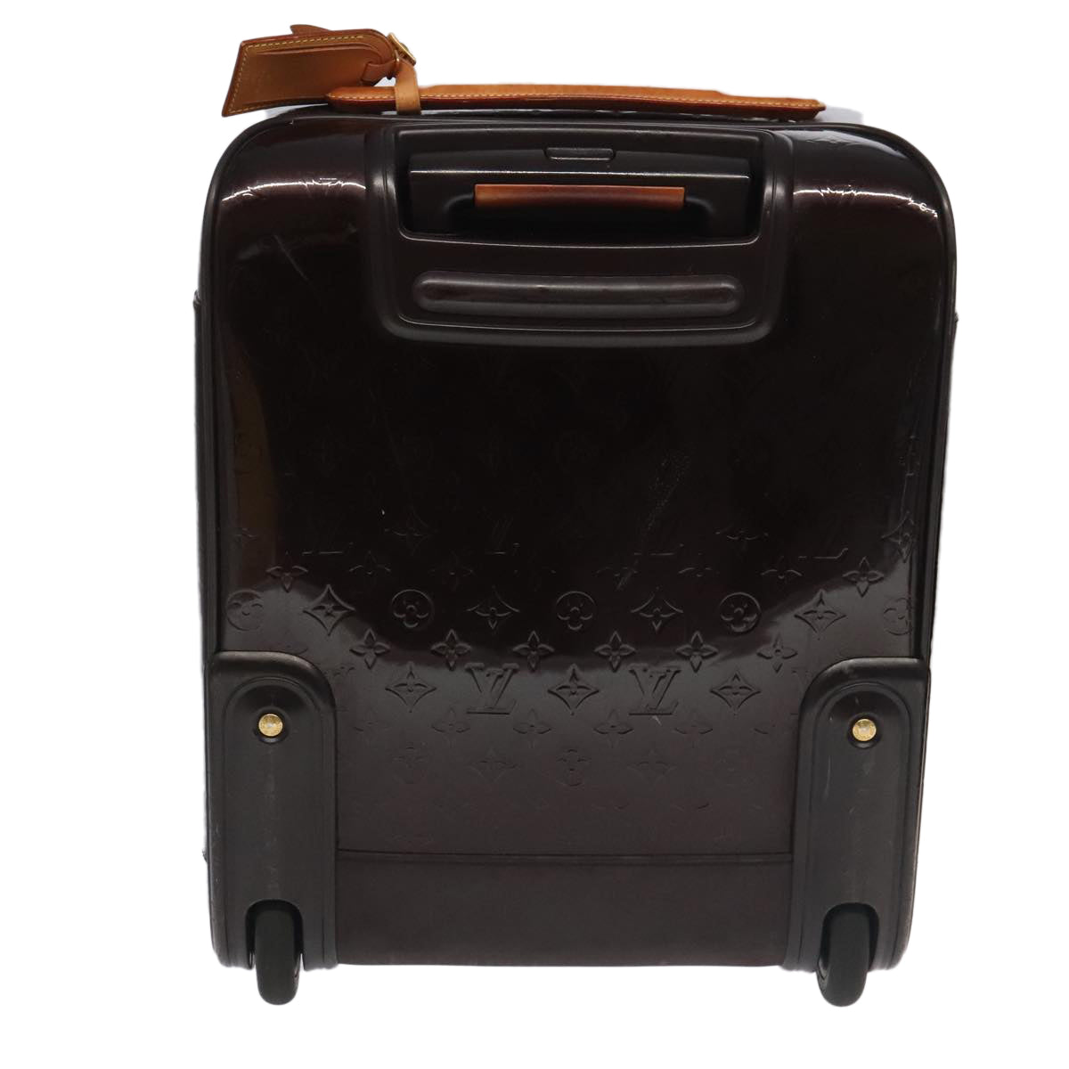 LOUIS VUITTON Monogram Vernis Pegas 45 Suitcase Amarante M91277 LV 94227