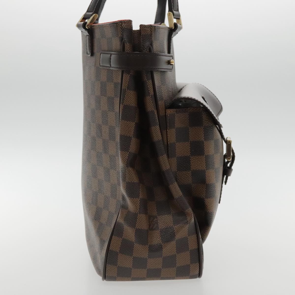 LOUIS VUITTON Damier Ebene Uzes Tote Bag N51128 LV 94263A