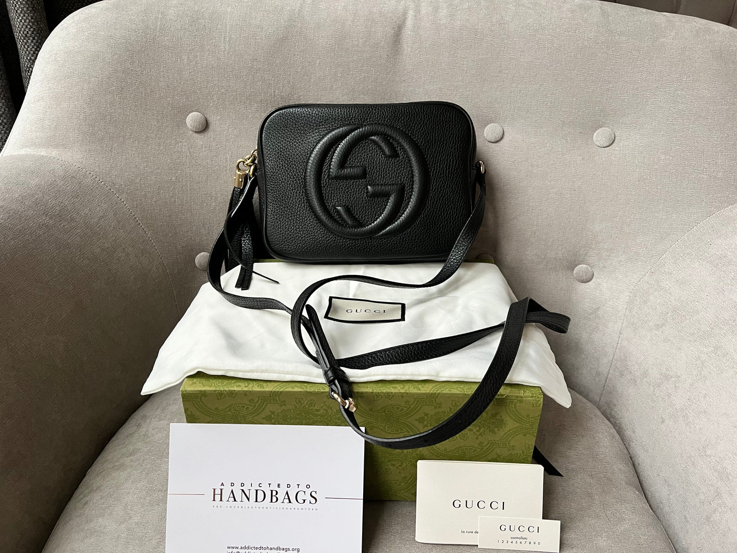 Luxury Gucci Trending 2025 Black Soho Disco