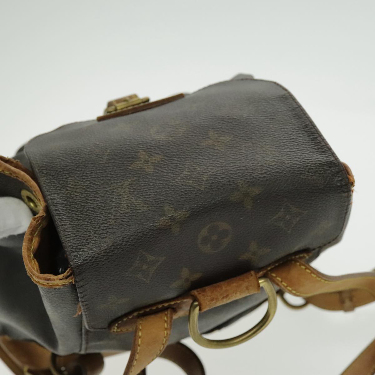 LOUIS VUITTON Monogram Montsouris MM Backpack M51136 LV 94287