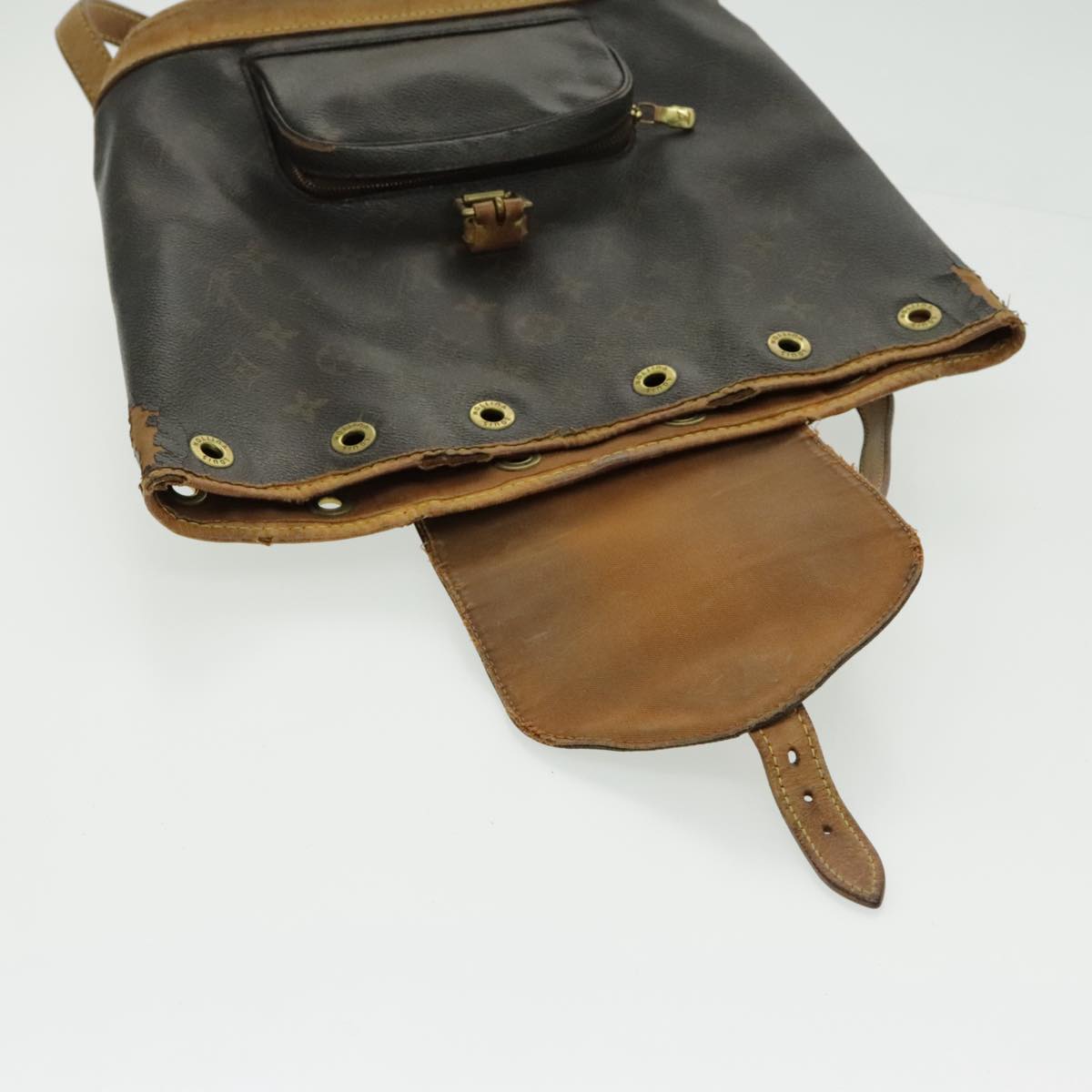 LOUIS VUITTON Monogram Montsouris MM Backpack M51136 LV 94287