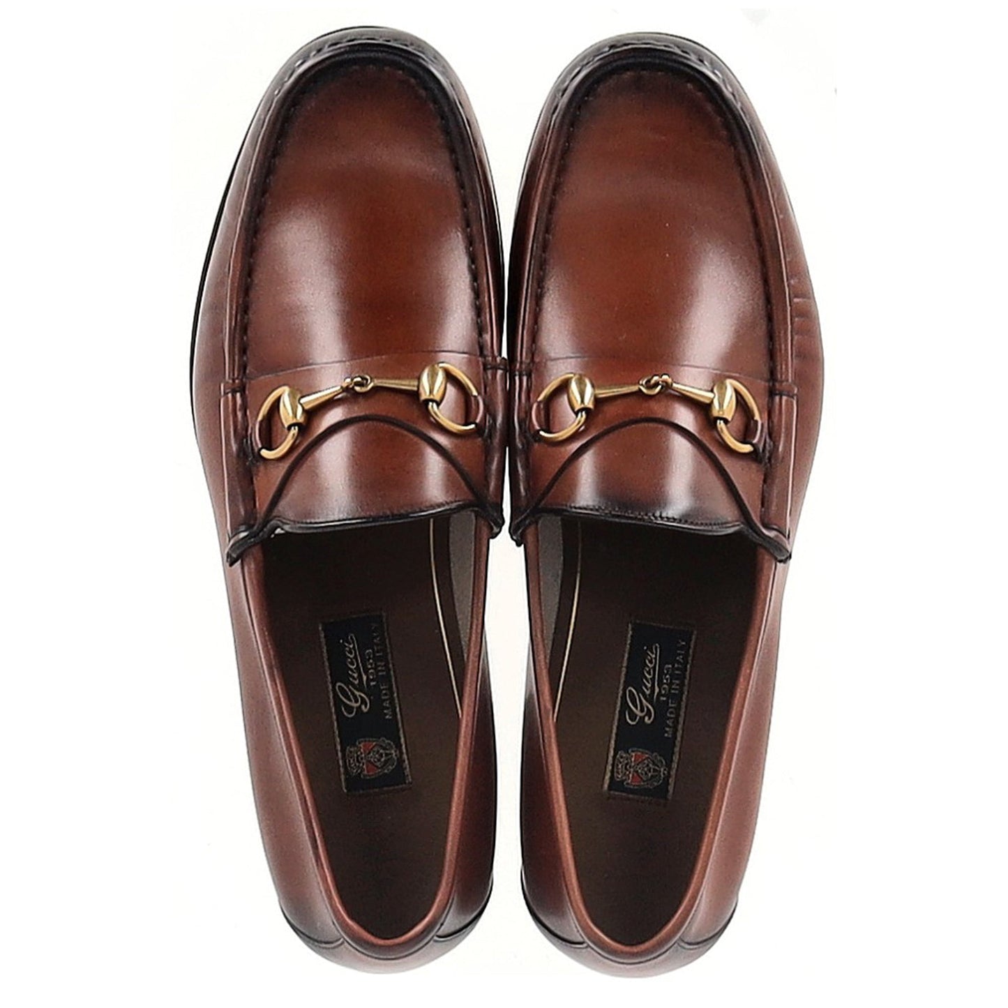 Luxury Gucci Trending 2025 Brown Horsebit 1953 Loafers in Brown Leather