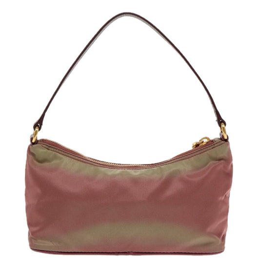 Luxury Prada Hand Bag Nylon Purple Gold  94456
