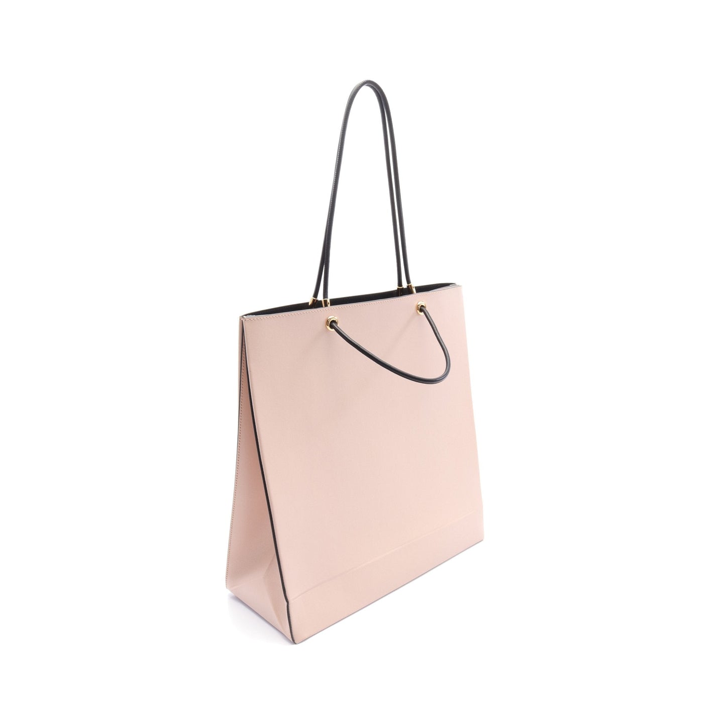 Luxury Fendi Luxury Fendi Bag Medium Shopping bag Shoulder bag Tote bag Leather Pink Black 2WAY