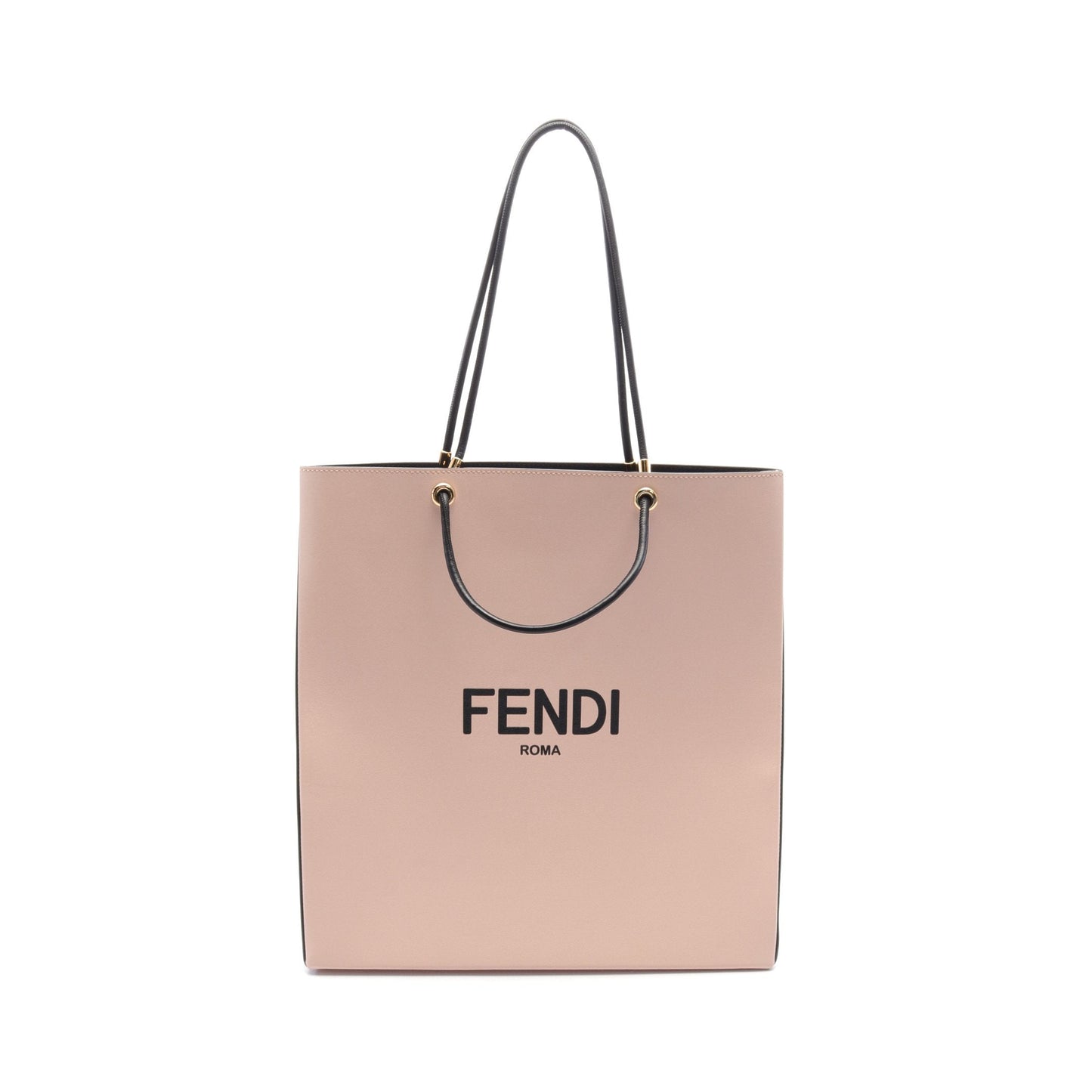 Luxury Fendi Luxury Fendi Bag Medium Shopping bag Shoulder bag Tote bag Leather Pink Black 2WAY