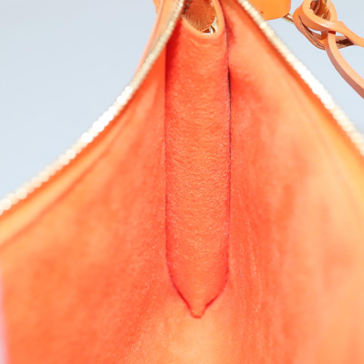 LOUIS VUITTON Epi Pochette Accessoires Pouch Orange Mandarin M5294H 94485