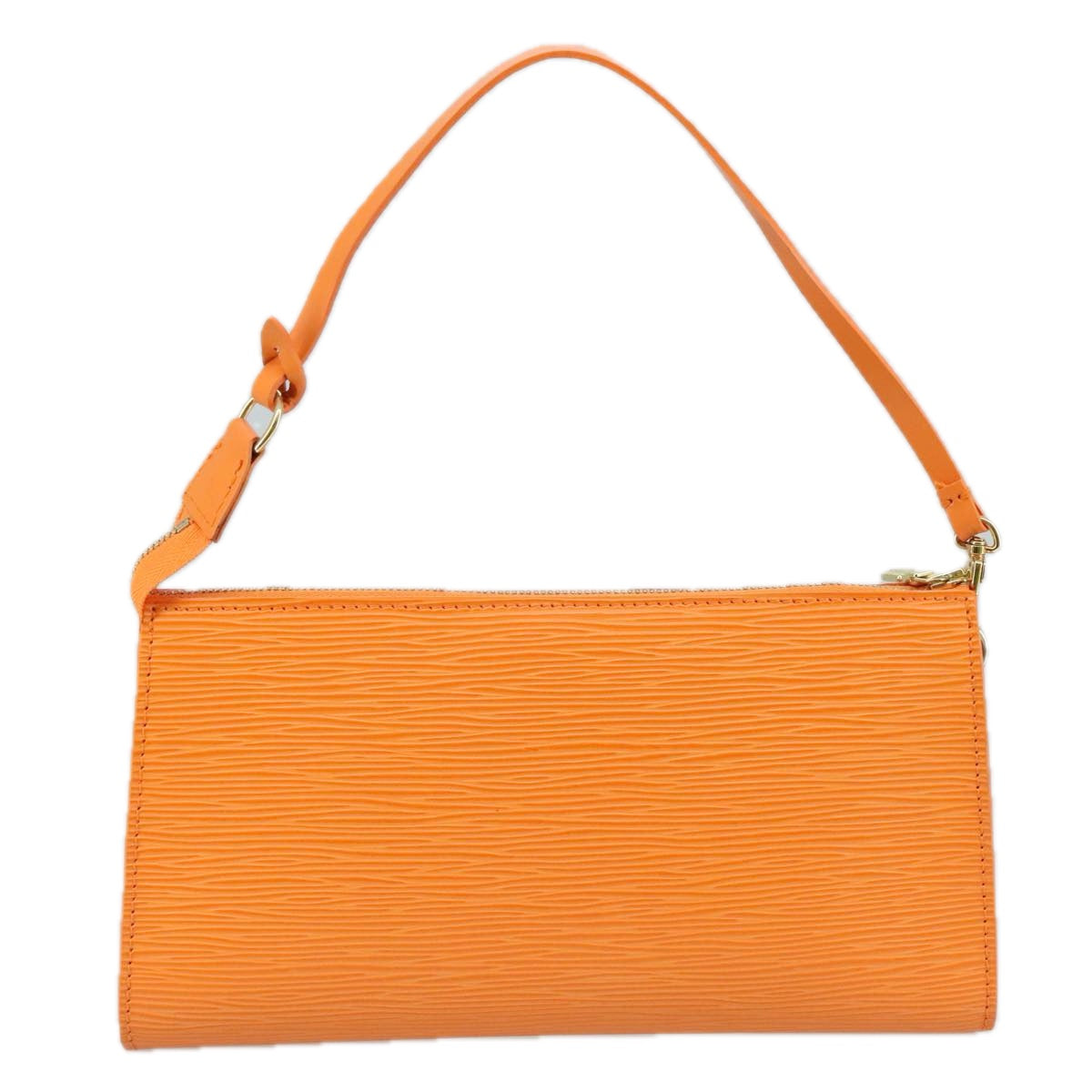 LOUIS VUITTON Epi Pochette Accessoires Pouch Orange Mandarin M5294H 94485
