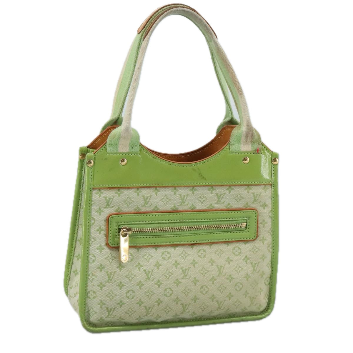 LOUIS VUITTON Monogram Mini Sac Catline Tote Bag Almond Green M92931 94486