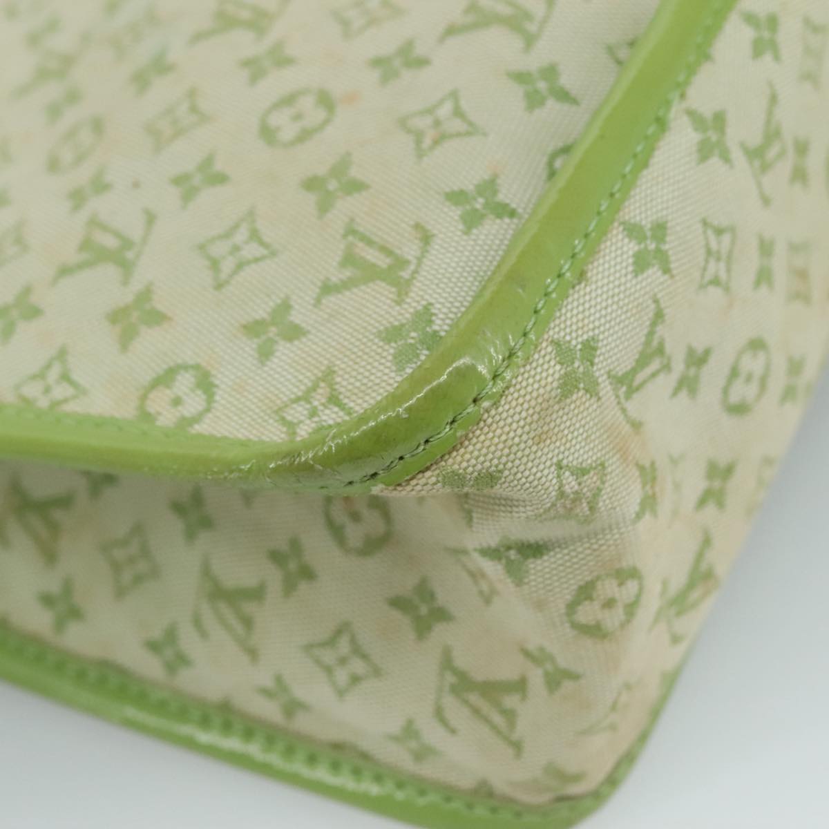LOUIS VUITTON Monogram Mini Sac Catline Tote Bag Almond Green M92931 94486