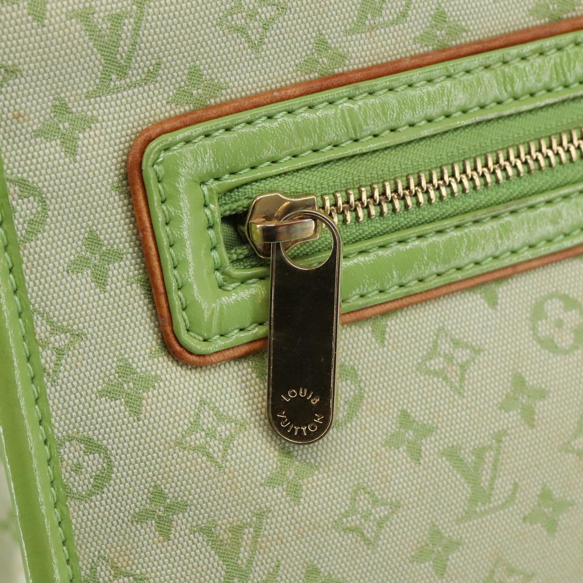 LOUIS VUITTON Monogram Mini Sac Catline Tote Bag Almond Green M92931 94486