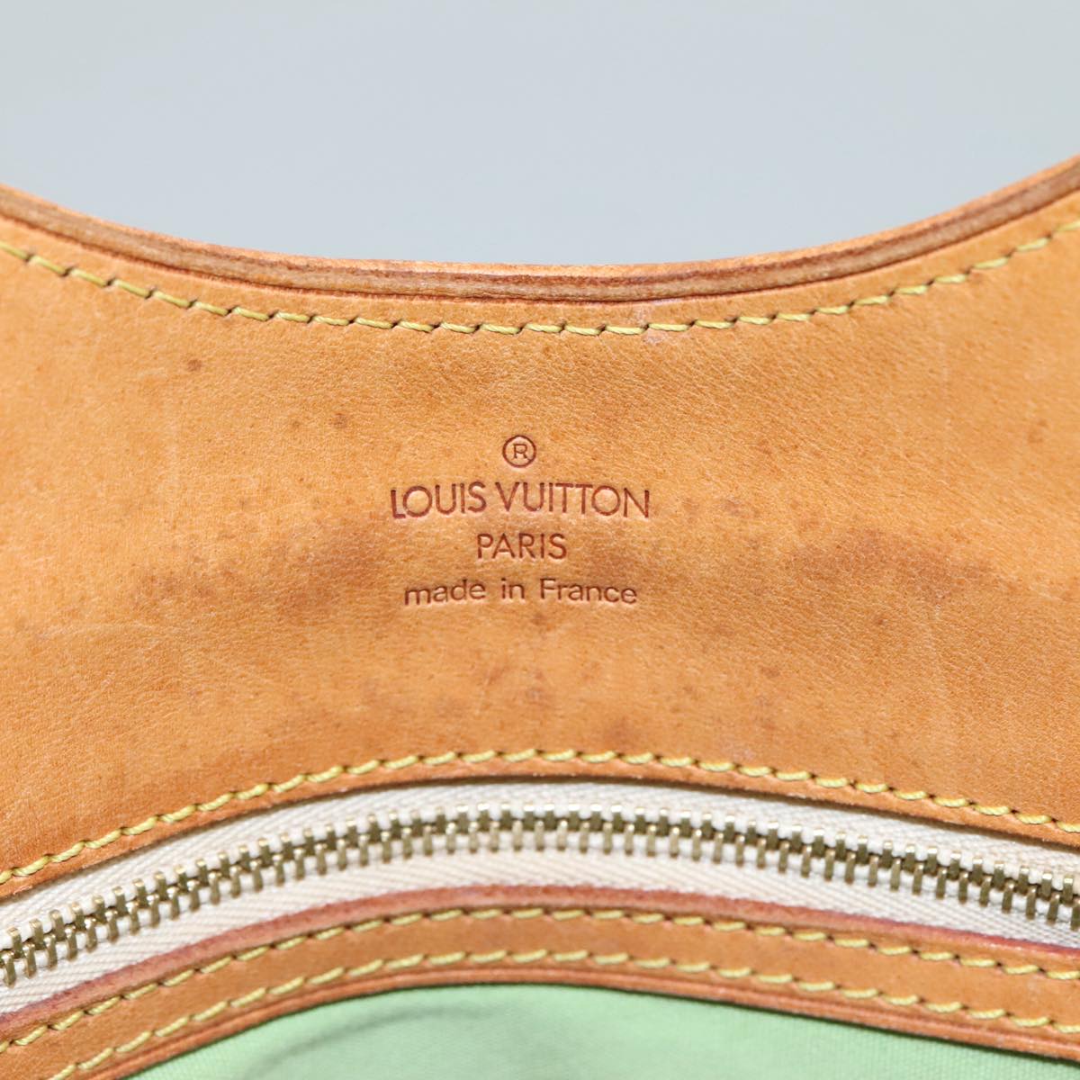 LOUIS VUITTON Monogram Mini Sac Catline Tote Bag Almond Green M92931 94486
