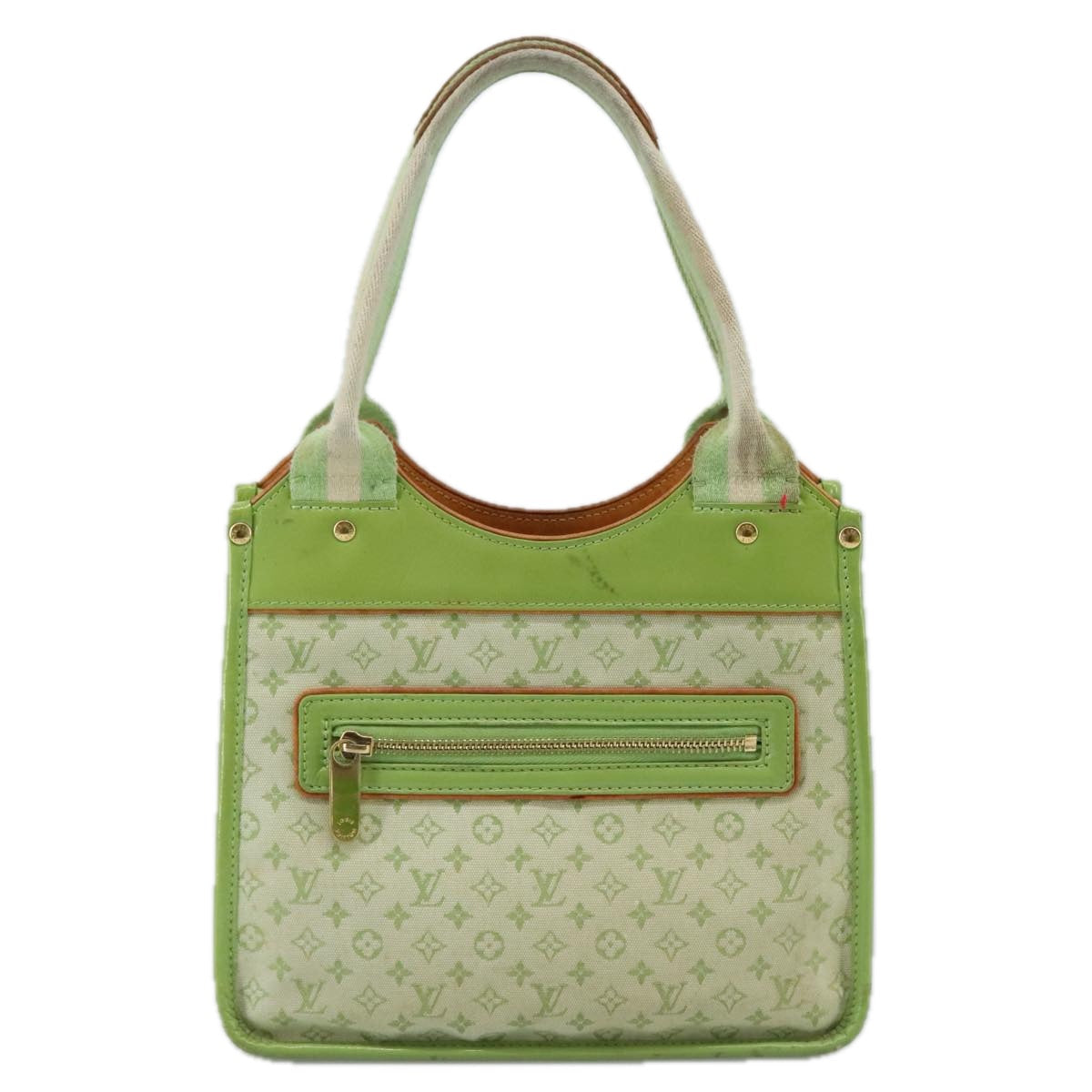 LOUIS VUITTON Monogram Mini Sac Catline Tote Bag Almond Green M92931 94486