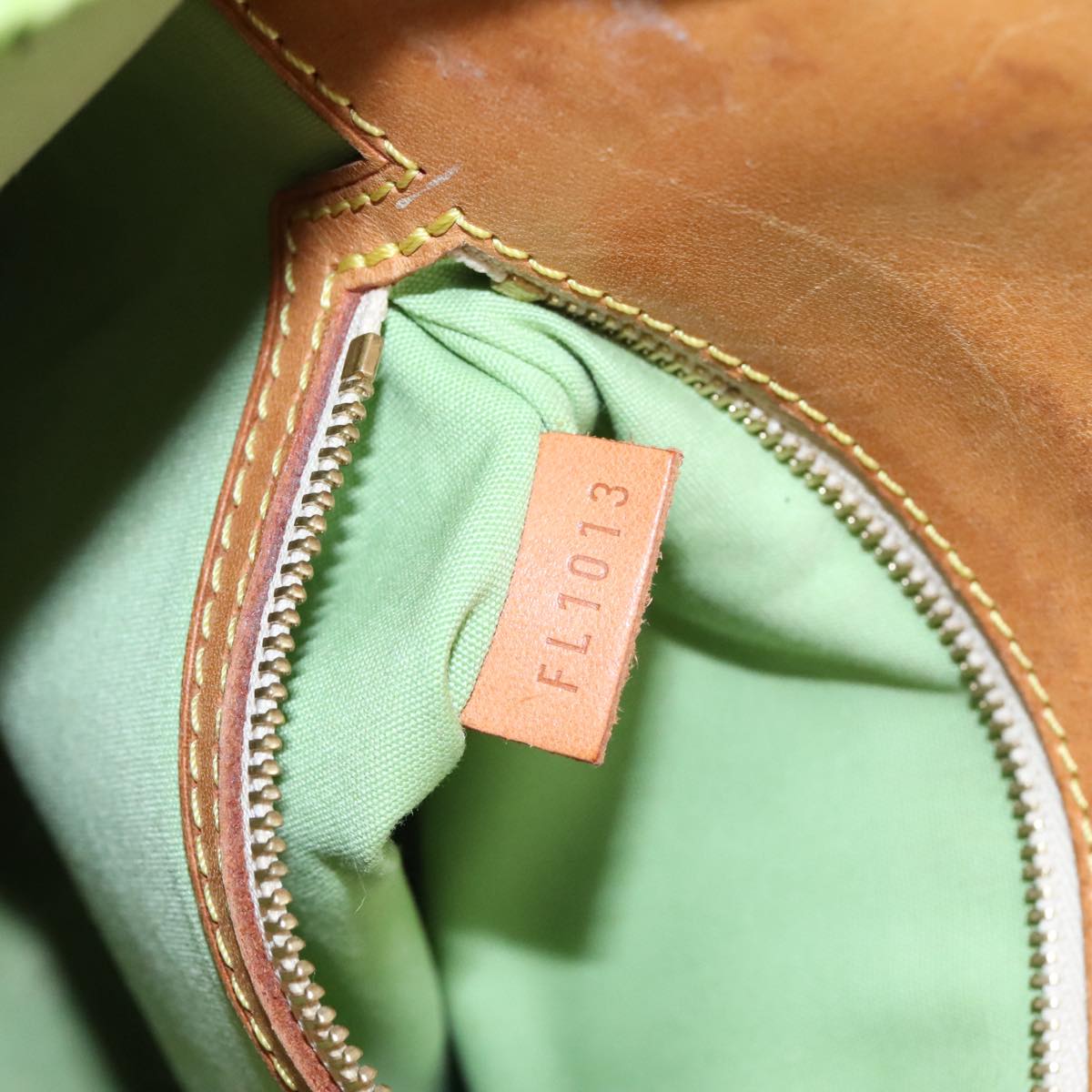 LOUIS VUITTON Monogram Mini Sac Catline Tote Bag Almond Green M92931 94486
