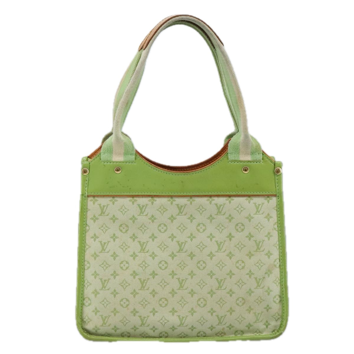 LOUIS VUITTON Monogram Mini Sac Catline Tote Bag Almond Green M92931 94486