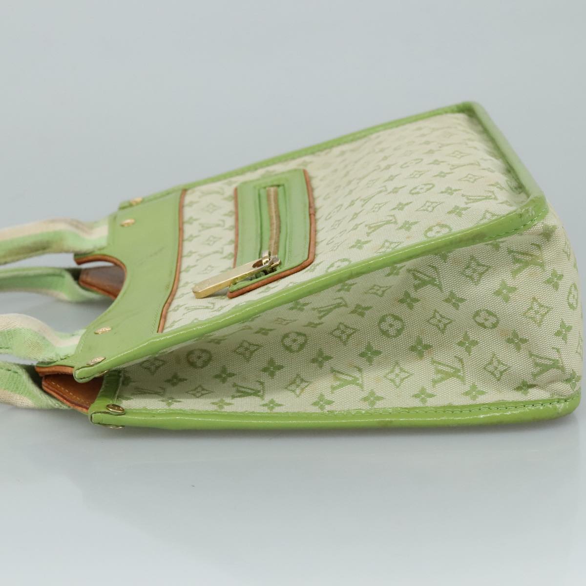 LOUIS VUITTON Monogram Mini Sac Catline Tote Bag Almond Green M92931 94486