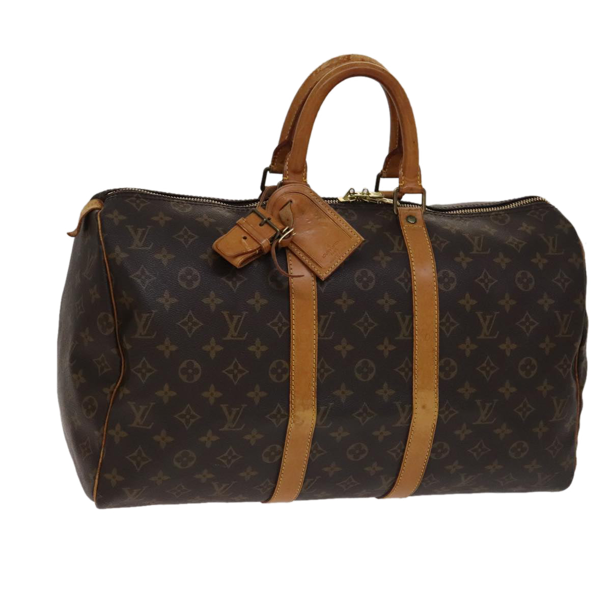 LOUIS VUITTON Monogram Keepall 45 Boston Bag M41428 LV 94487