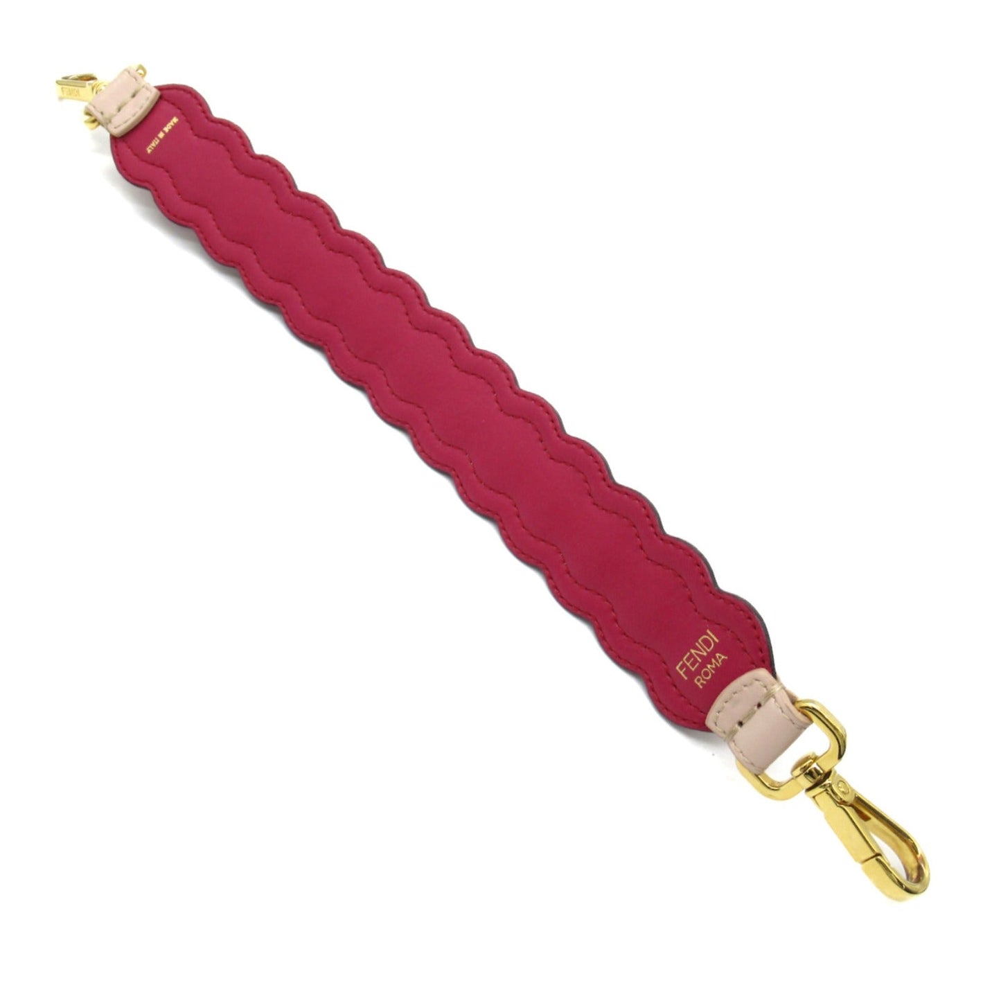 Luxury Fendi Handle strap Accessory Leather Pink