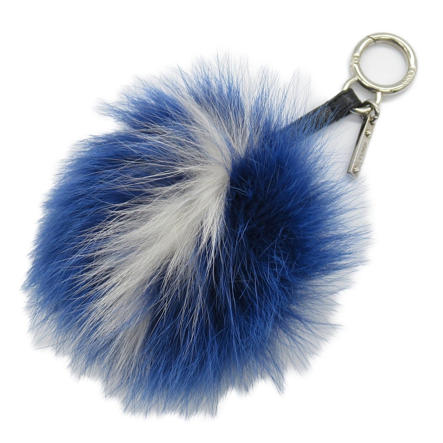 Luxury Fendi Bag charm Charm Others Fur/Plating Blue White