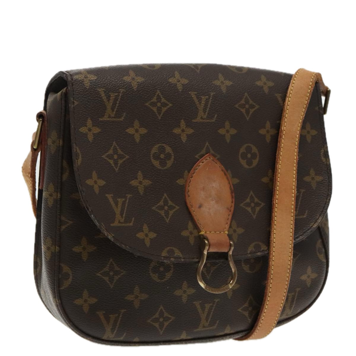 LOUIS VUITTON Monogram Saint Cloud GM Shoulder Bag M51242 LV 94699
