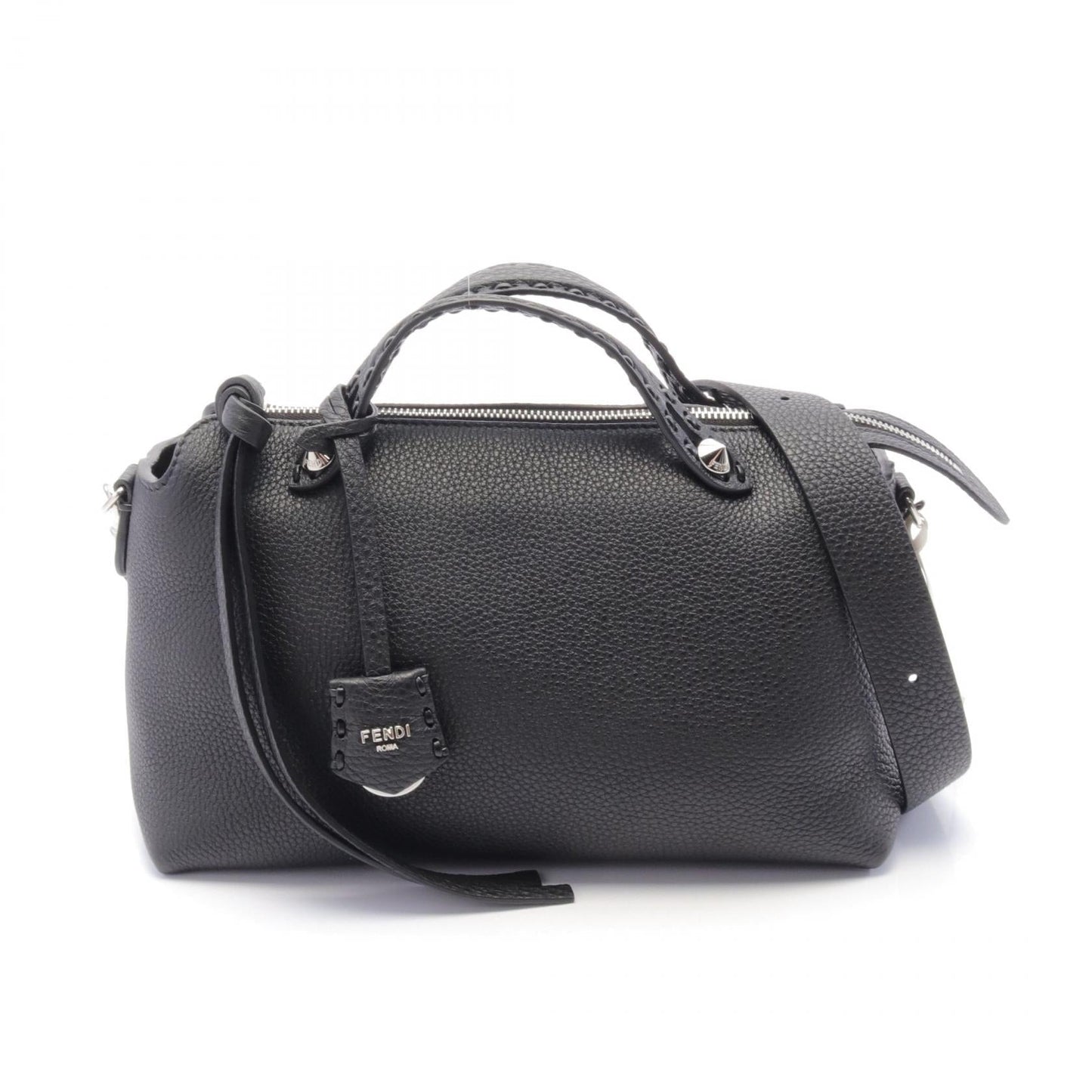 Luxury Fendi BY THE WAY By the way Selleria Medium Handbag Leather Black