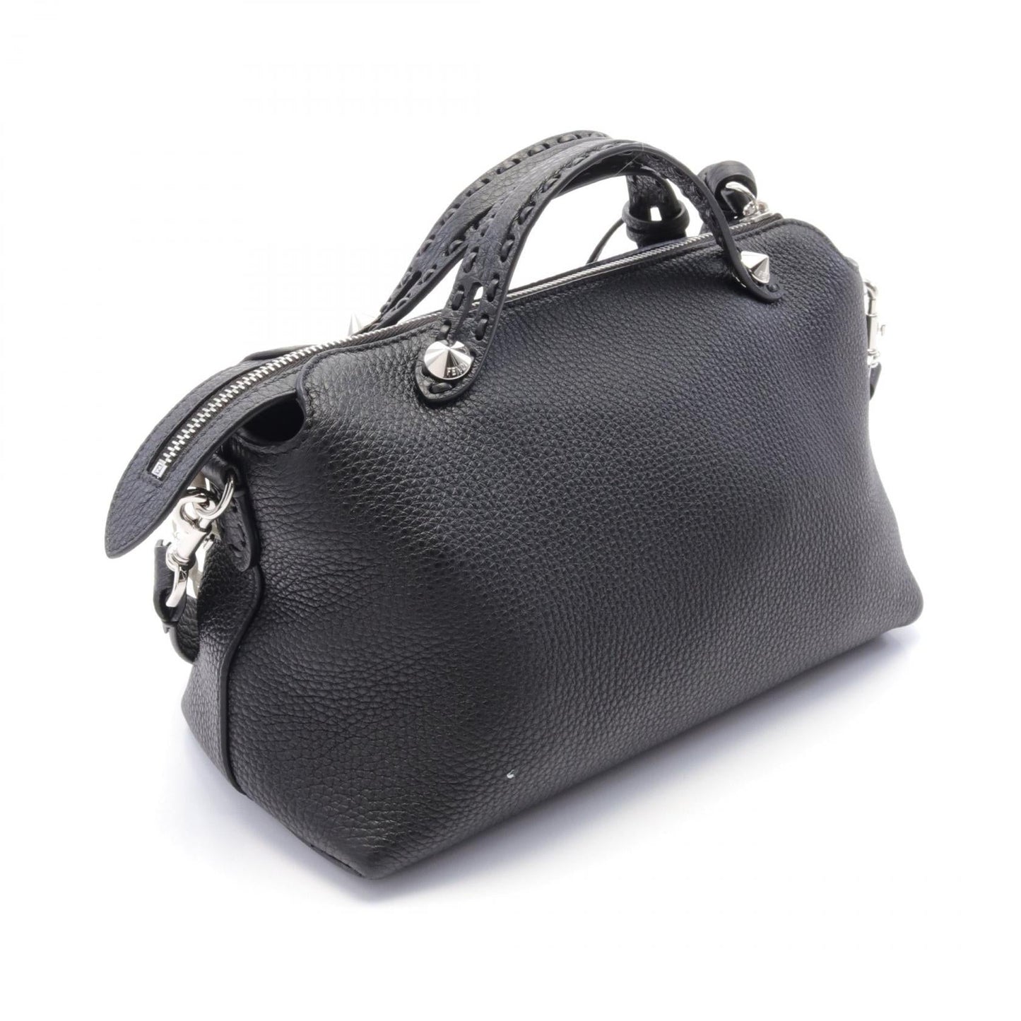 Luxury Fendi BY THE WAY By the way Selleria Medium Handbag Leather Black
