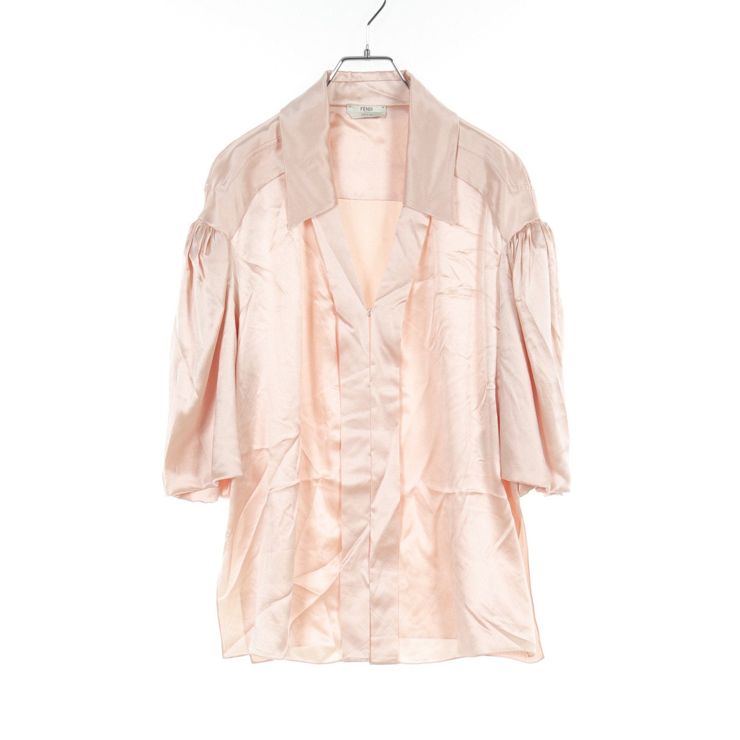 Luxury Fendi Blouse Silk Pink beige