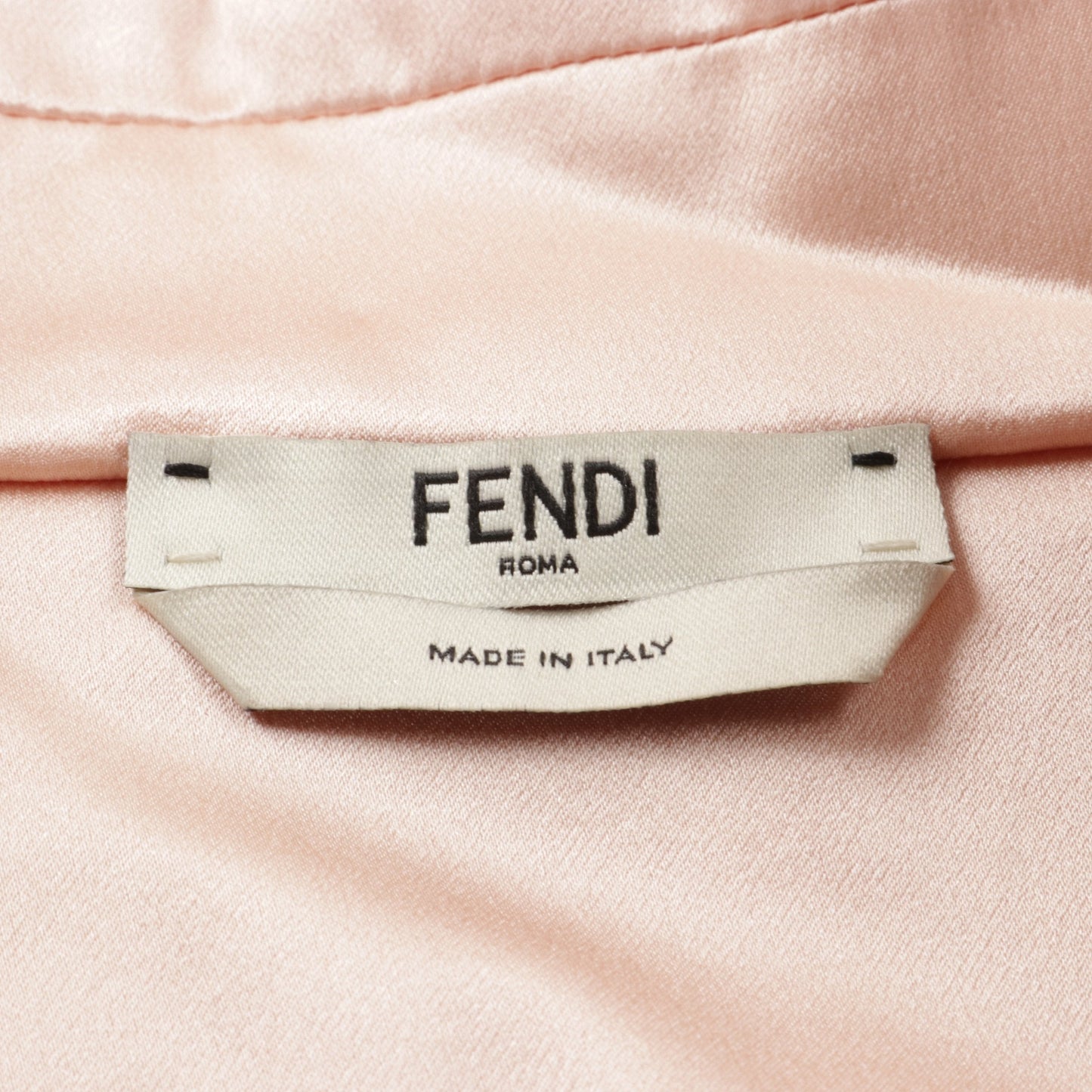 Luxury Fendi Blouse Silk Pink beige
