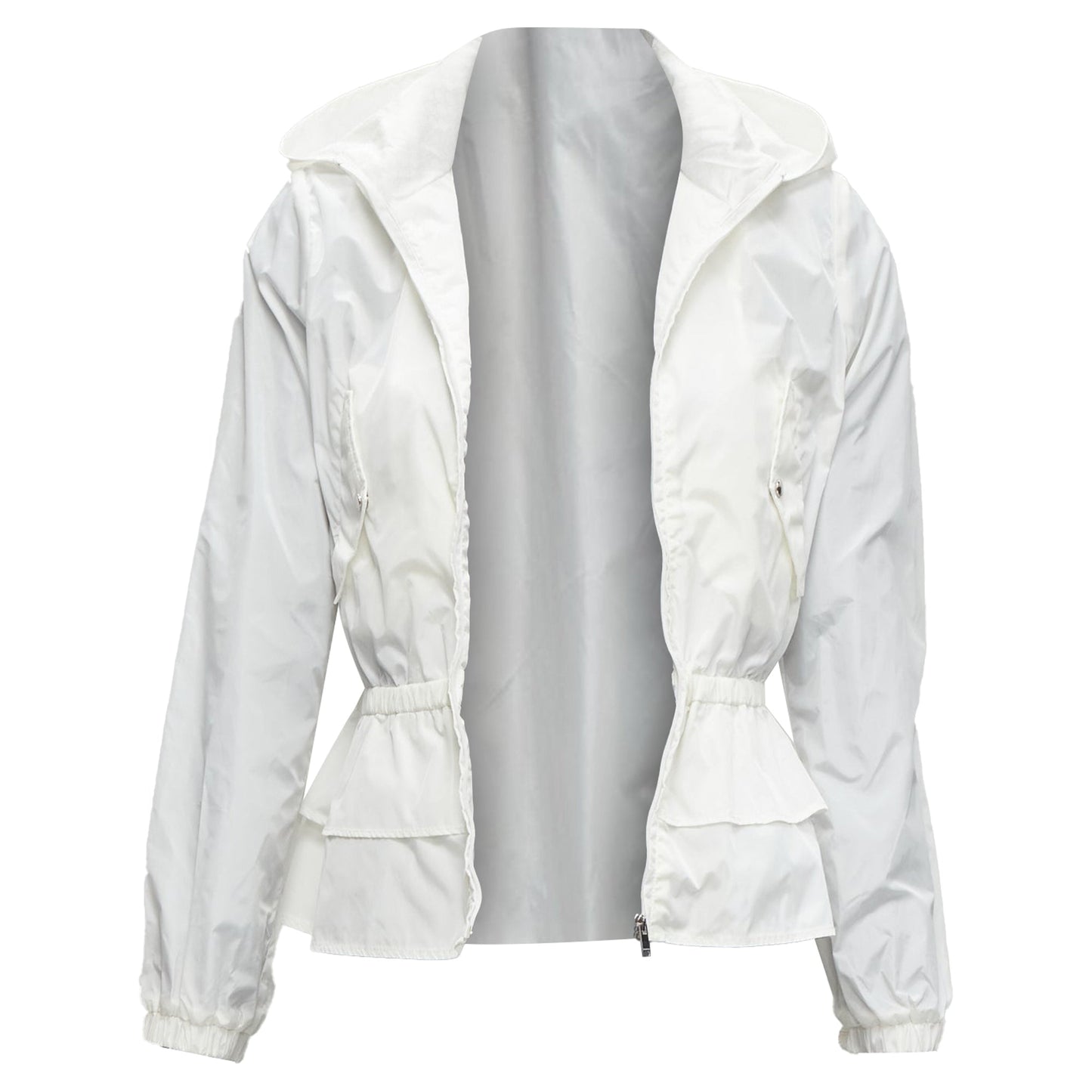 Gucci Kidswear GG monogram logo peplum hooded jacket