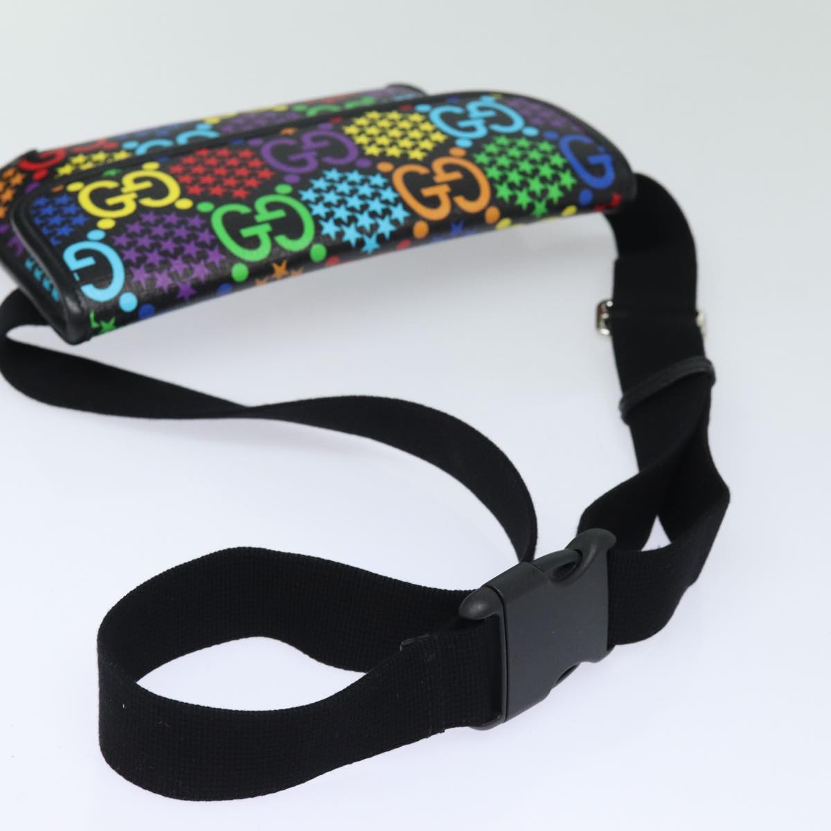 Luxury Gucci Trending 2025 Psychedelic  Canvas Shoulder Bag ()