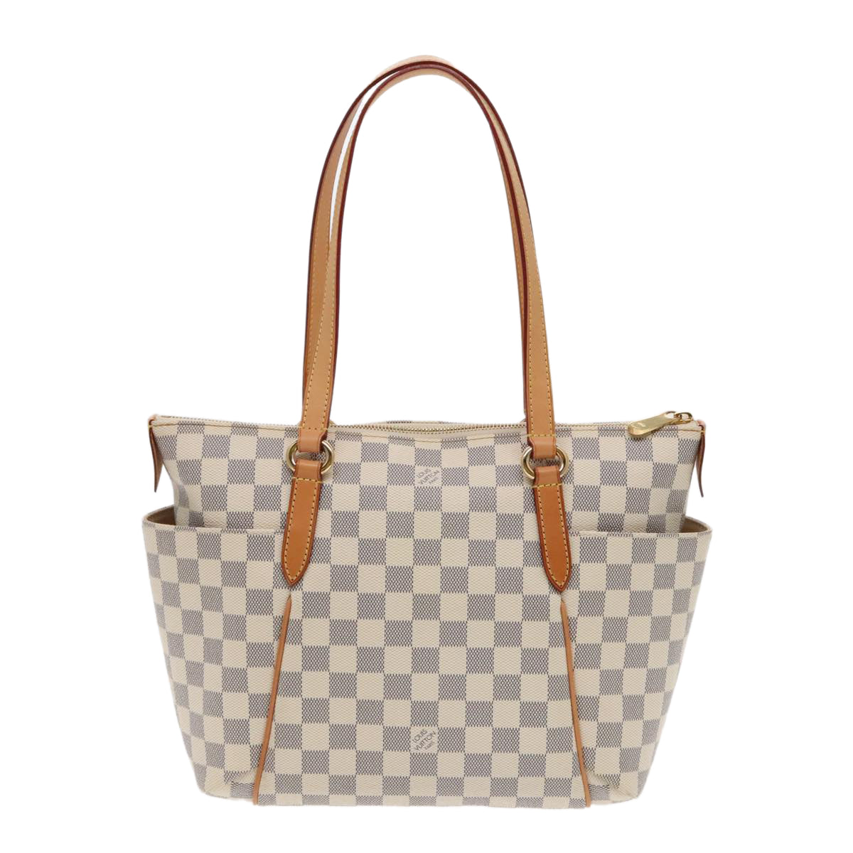 LOUIS VUITTON Damier Azur Totally PM Tote Bag N41280 LV 94818A