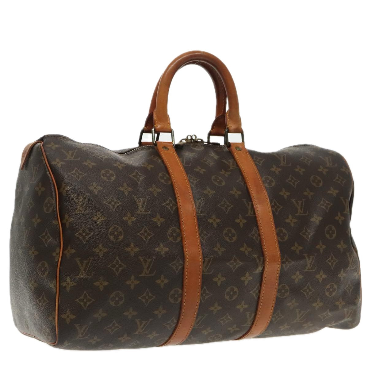 LOUIS VUITTON Monogram Keepall 45 Boston Bag M41428 LV 94820