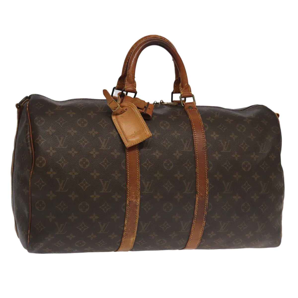 LOUIS VUITTON Monogram Keepall Bandouliere 50 Boston Bag M41416 LV 94821