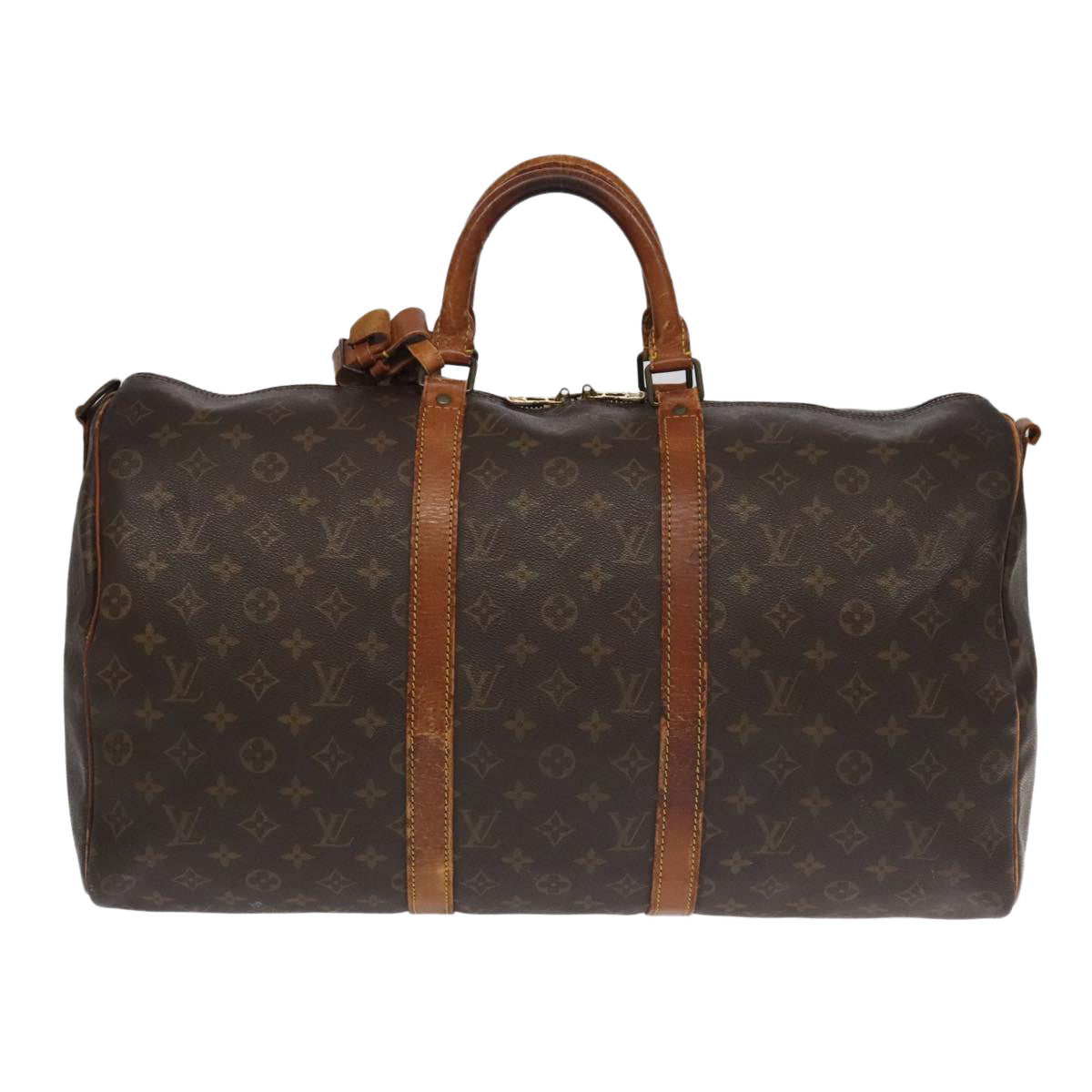 LOUIS VUITTON Monogram Keepall Bandouliere 50 Boston Bag M41416 LV 94821