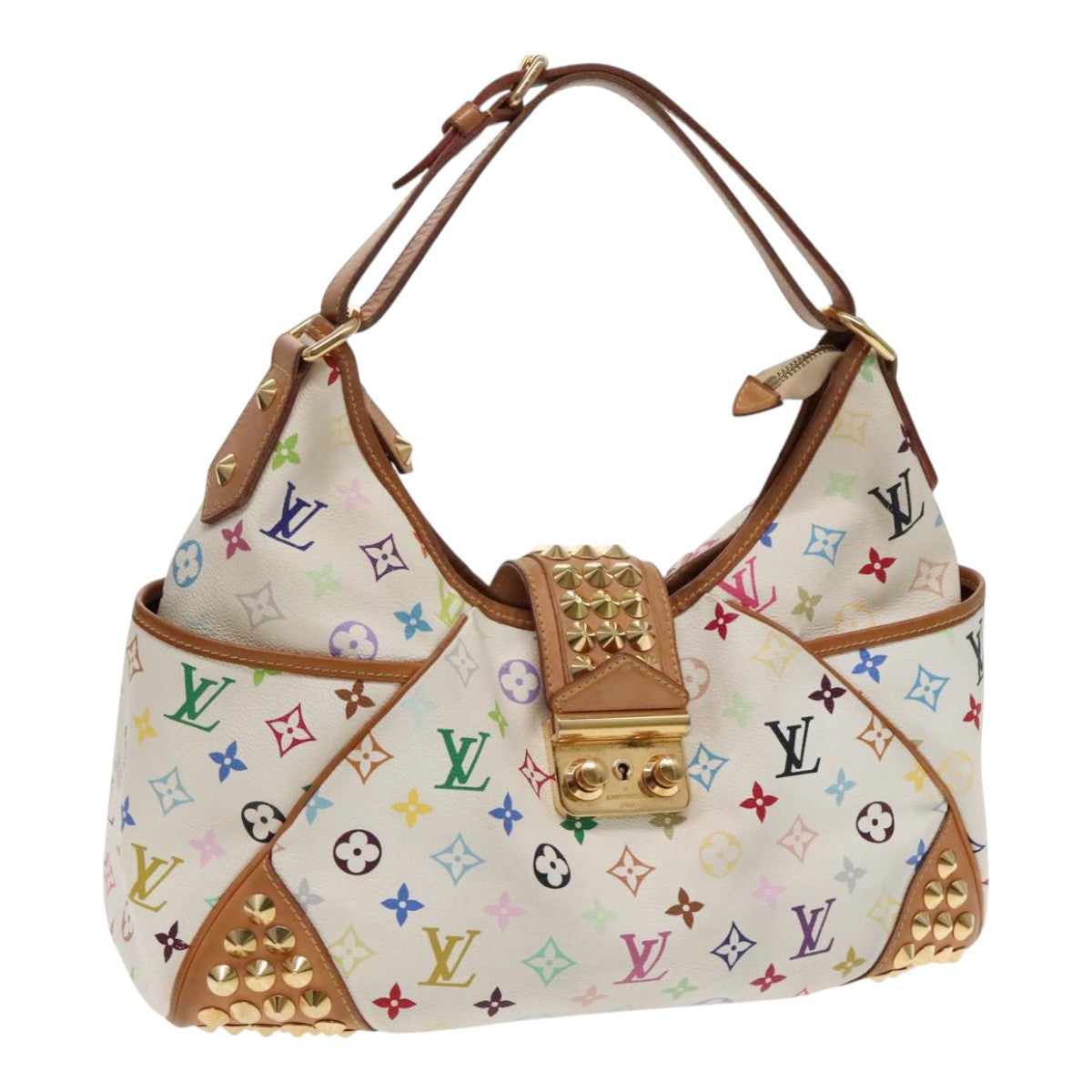 LOUIS VUITTON Monogram Multicolor Chrissie MM Shoulder Bag M40311 LV 94835A