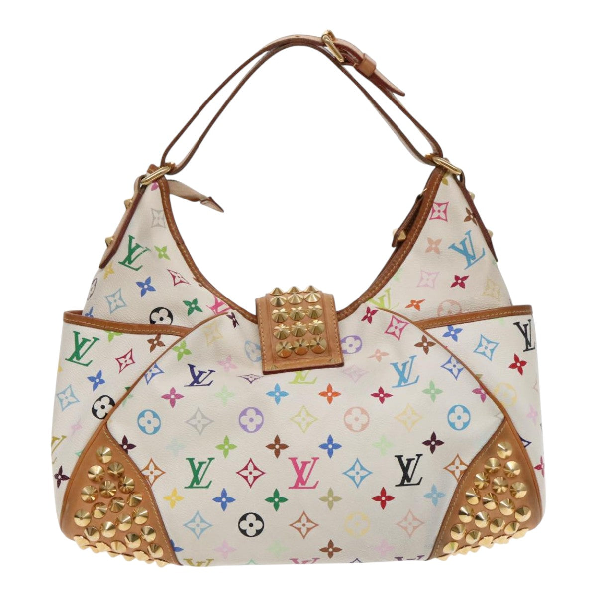 LOUIS VUITTON Monogram Multicolor Chrissie MM Shoulder Bag M40311 LV 94835A