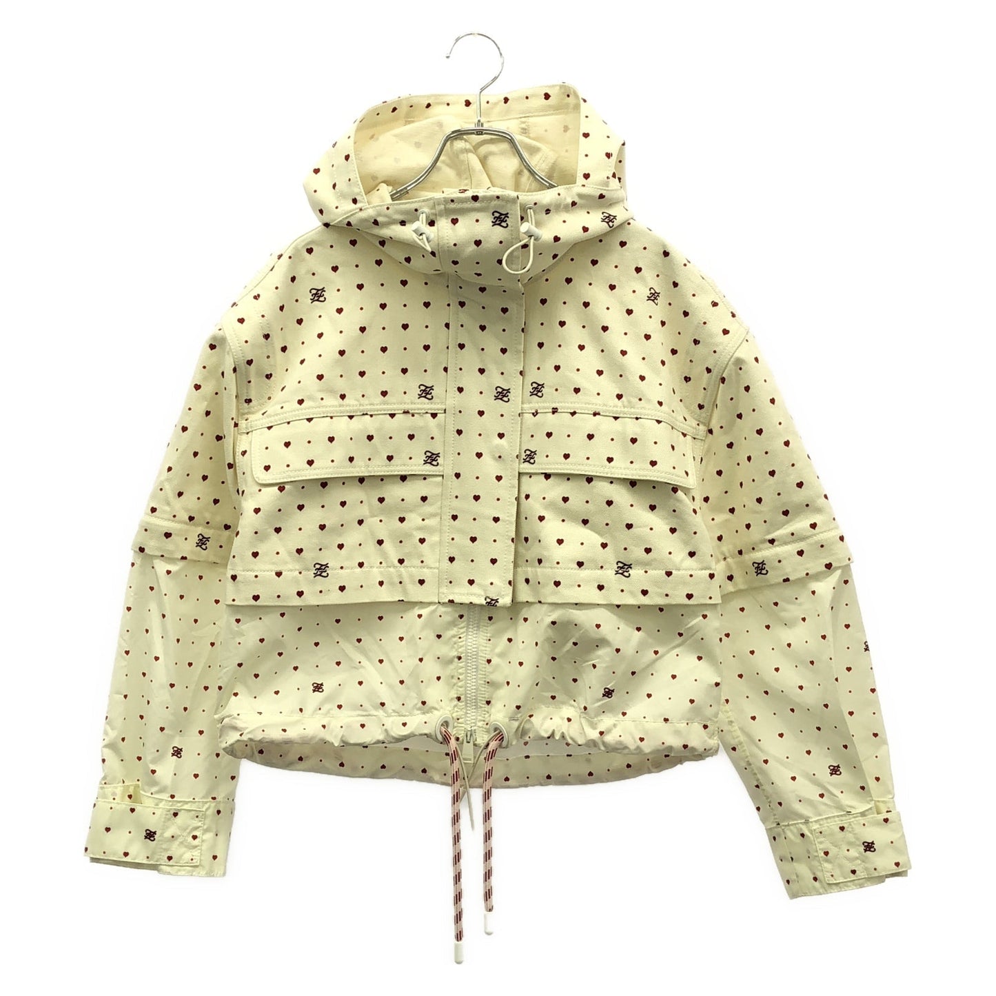 Luxury Fendi Jacket Jacket Cotton Ivory