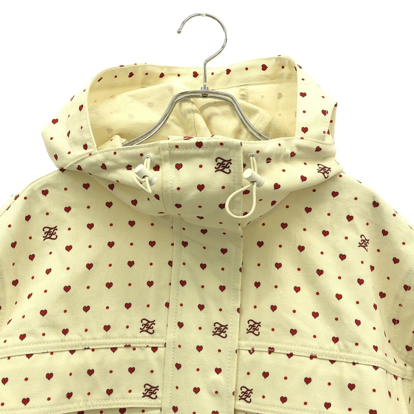 Luxury Fendi Jacket Jacket Cotton Ivory