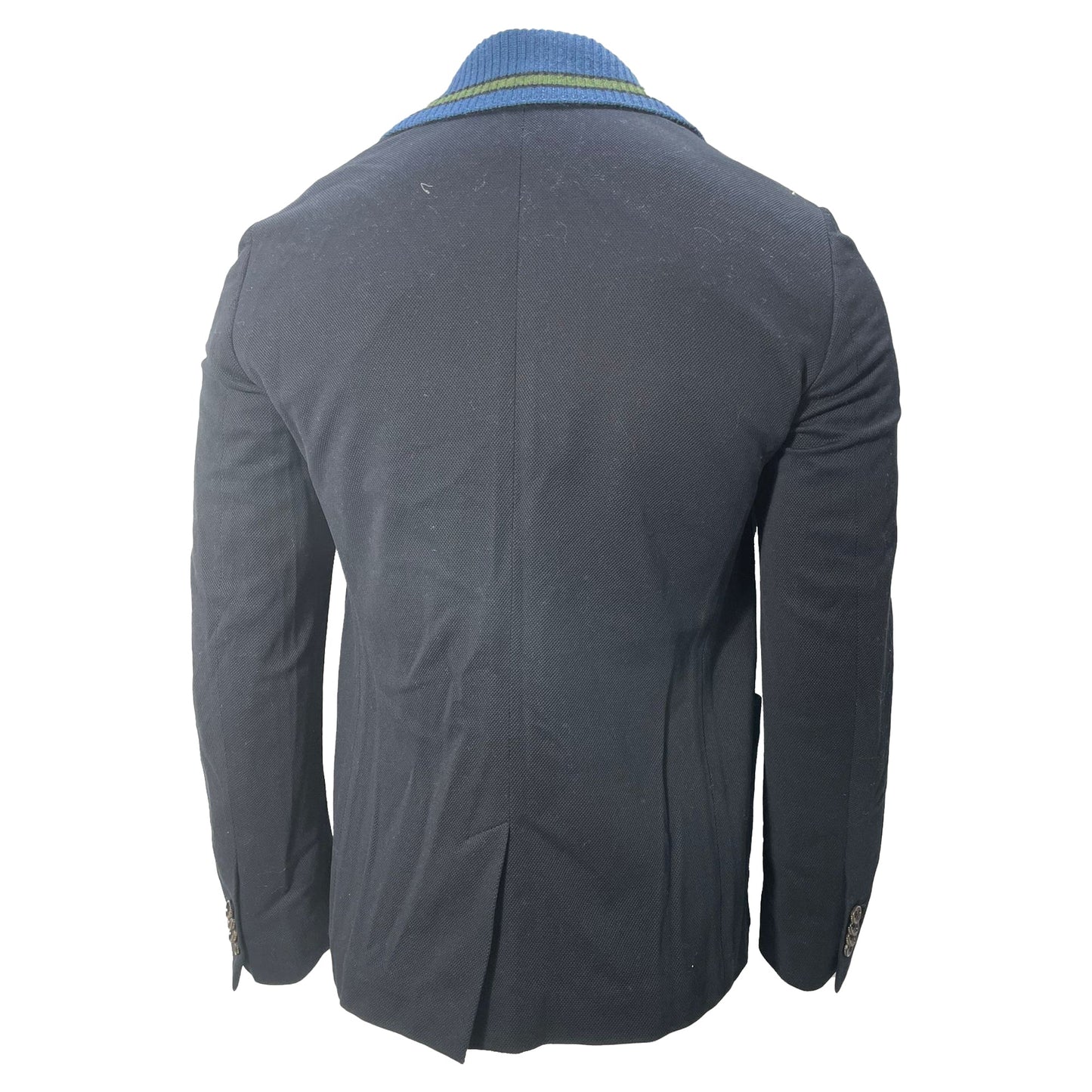 Gucci 2017 Crest Blazer in Black Cotton