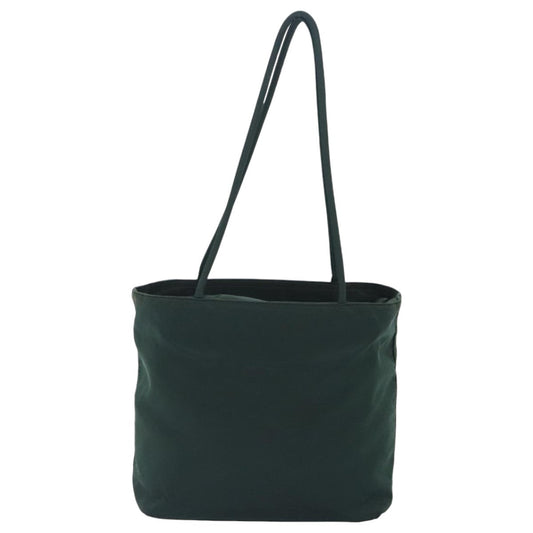 Luxury Prada Tote Bag Nylon Green Silver  95027