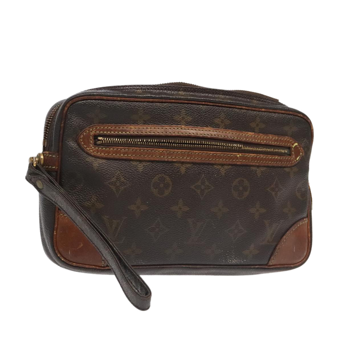 LOUIS VUITTON Monogram Marly Dragonne GM Clutch Bag M51825 LV 95094
