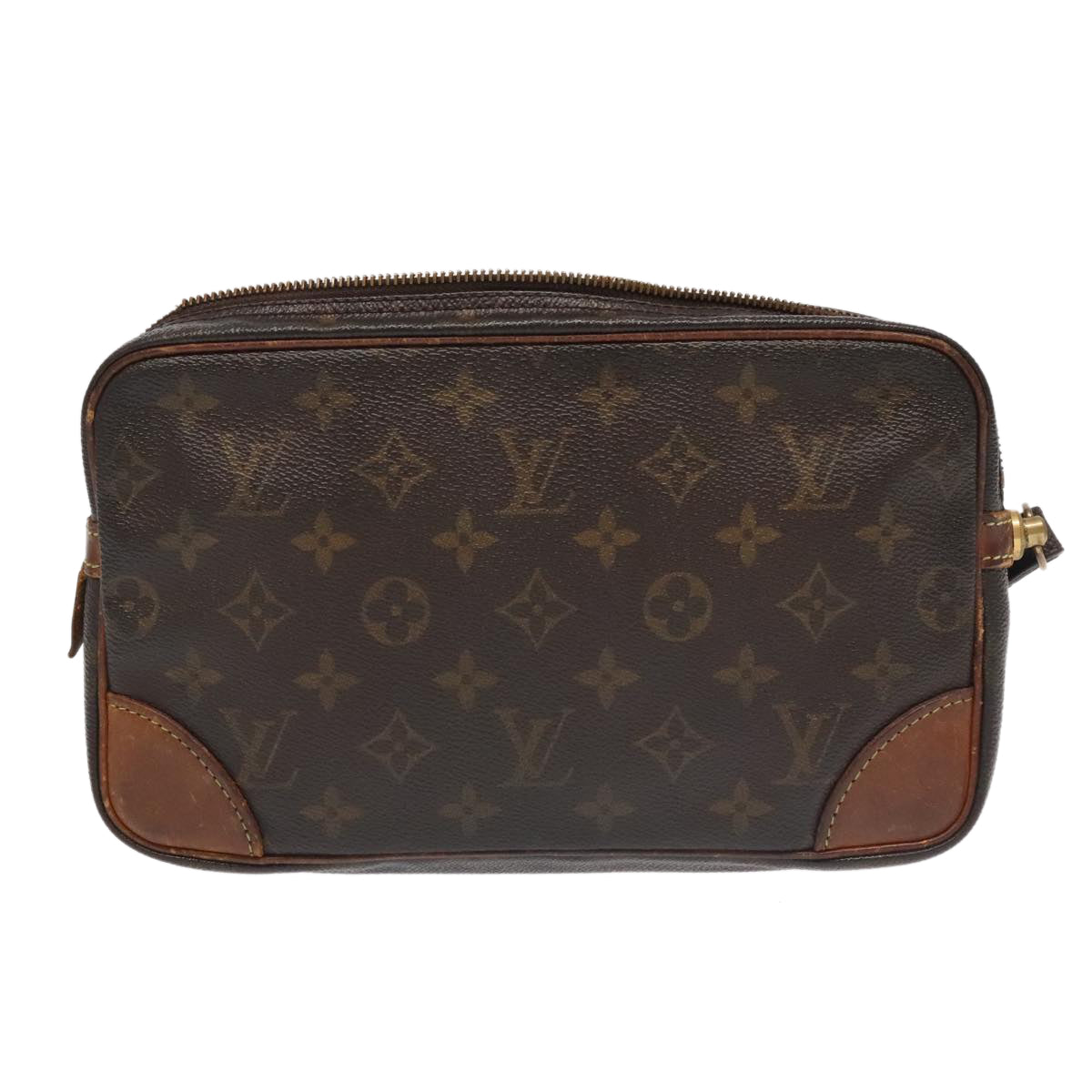 LOUIS VUITTON Monogram Marly Dragonne GM Clutch Bag M51825 LV 95094
