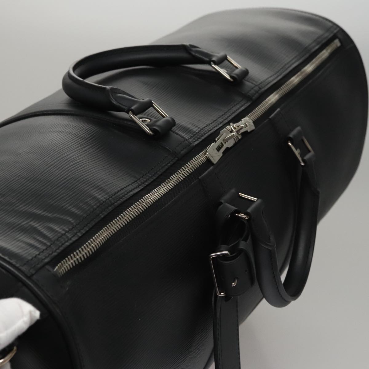 LOUIS VUITTON Epi LV × Supreme Keepall Bandouliere 55 Bag M53433 LV 95128S